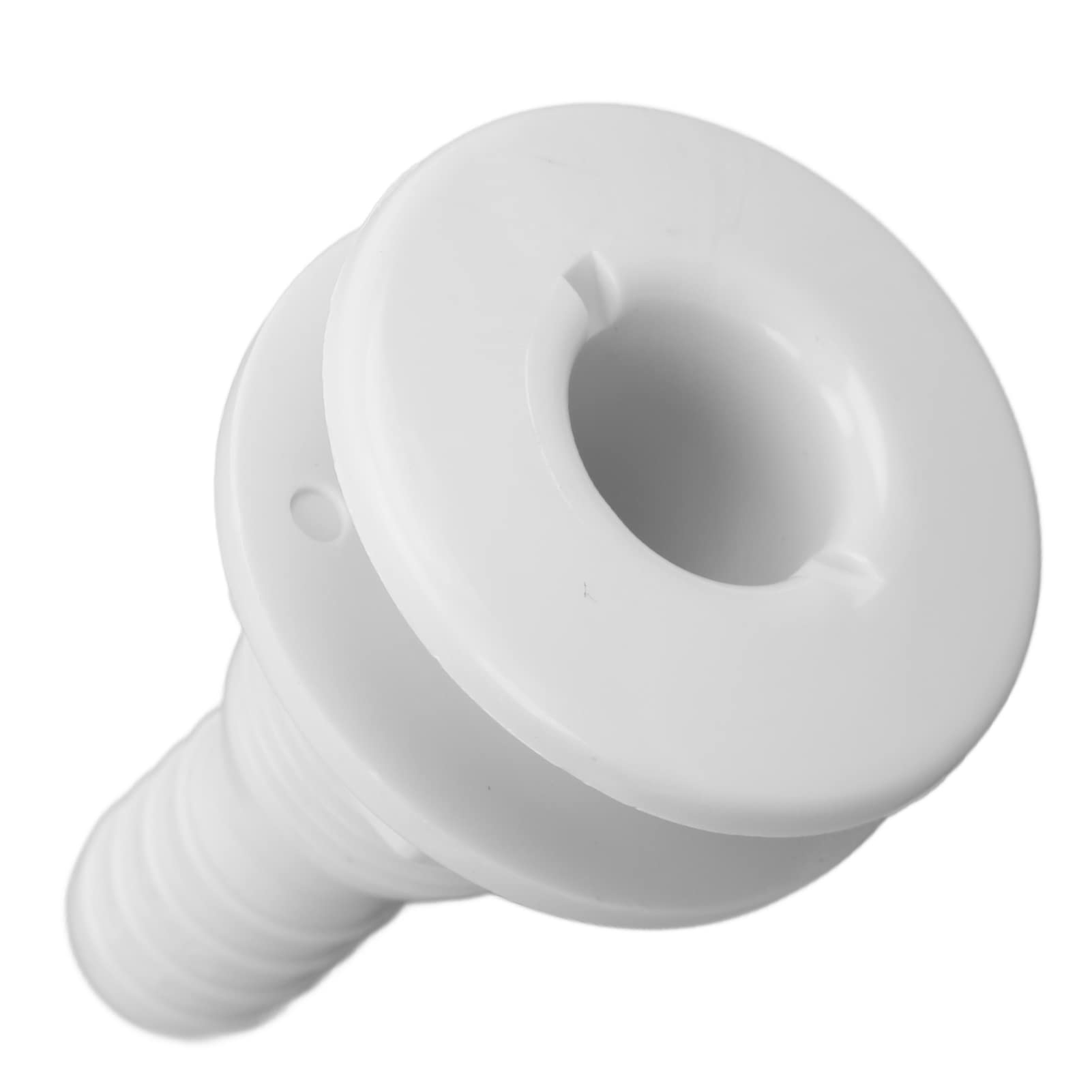 Passe Coque Bateau 1-1/4" Plastique Blanc - Raccord Traversant Pour Tuyau - Caravane, Camping-Car