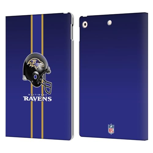 Étui en cuir iPad 10.2 Baltimore Ravens finitions premium NFL