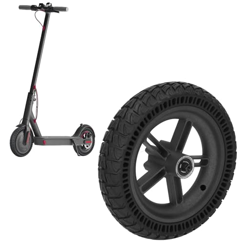 BuyWeek Roue Arrière de Trottinette Électrique pour Xiaomi M365 1S Lite Série, Pneu Solide de Roue Arrière de Scooter Électrique de 8,5 Pouces Antidérapant Résistant aux Chocs
