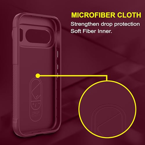 Image of amazon basics Back Case Cover for Google Pixel 10 | Compatible for Google Pixel 10 Back Cover | Liquid Silicon Magic Case with Camera Protection | Plum