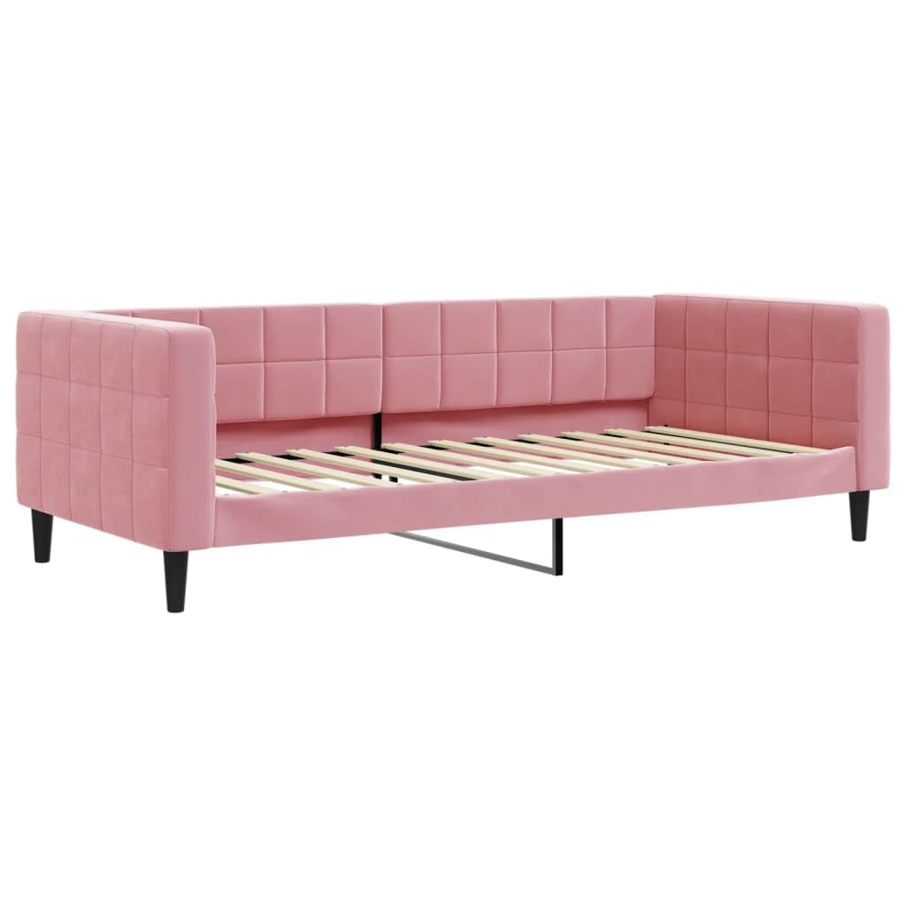 Sofa 2 w 1 z łóżkiem gniazdowym i szufladami, rozkładana dwuosobowa sofa z schowkiem, aksamitna tapicerka, drewniana i metalowa rama do salonu