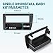 NuIth Single Din Radio Installation Dash Kit with Pocket for 2001-2005 Honda Civic, Single Din Radio Mounting Plate, Car Stereo Install Kit for Aftermarket Radio Mounting (Dash KIT)