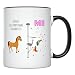 YouNique Designs Occupational Therapy Mug, 11 Ounces, Unicorn Mug, Occupational Therapy Gifts for Occupational Therapists (Black Handle)