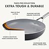 GreenPan Paris Pro Hard Anodized Healthy Ceramic Nonstick, 11 Piece Cookware Pots and Pans Set with Stainless Steel Lids, PFAS-Free, Dishwasher Safe, Grey #5