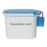 Apothecary Products Ezy Dose Prescription Lock Medication Lock Box, 0.43 Pound
