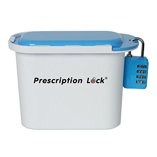 Apothecary Products Ezy Dose Prescription Lock Medication Lock Box, 0.43 Pound