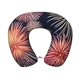 Performance du produit : cette belle taie d'oreiller en forme de U en forme de feu d'artifice est fabriquée en peluche fine, douce et confortable, avec une sensation douce au toucher. Le noyau intérieur est fabriqué en coton à mémoire de forme, qui a un bon rebond et peut être plié librement sans déformation, offrant un grand confort. Soutien complet, décontracté et confortable, avec la tête inclinée vers l'arrière, doucement appuyée contre elle, maintient la courbure naturelle de la colonne cervicale, enveloppement général, ajustement doux, extrêmement soigné, confortable pendant le voyage et