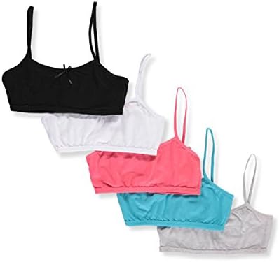 Big Girls' 5-Pack Bralettes