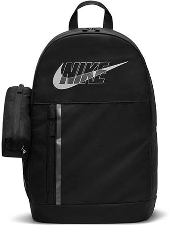 NIKE DO6737-010 Y NK ELMNTL BKPK-GFX SU22 Sport Backpack Uni Black/White Size MISC, Black/White, MISC, Sport