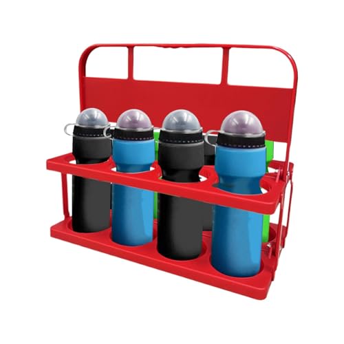 Caisse à bouteilles pliable et porte-bière portable 8 emplacements avec poignée