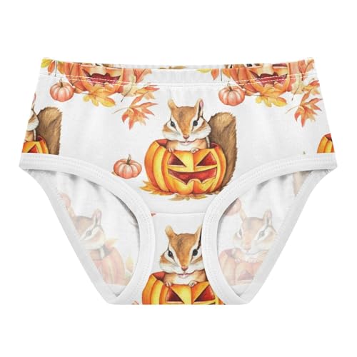 Cute Pumpkins Toddlers Underwear Floral 2t Cotton Cute Panties Girl Flower Kids Briefs Undies - Main Image