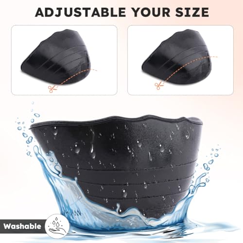 Image of Shoe Filler Insert, Black Shoe Inserts for Shoe Too Big Adjustable Toe Cushion Fillers Make Shoes Fit, Prevent Heel Sliping Shoe Inserts for Sneakers High Heels Flats Boots (Size:2 Pairs)