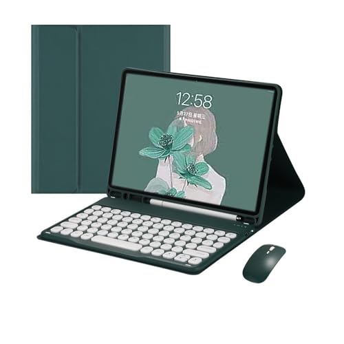 Funda de cuero TPU con ranura para bolígrafo y teclado Samsung Galaxy Tab A11+