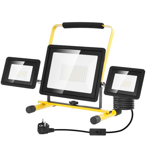 Viugreum Baustrahler 100W 8000lumen 6500K Einstellbare Richtung LED...