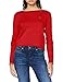Produktbild Tommy Hilfiger Damen New Ivy Boat-nk Swtr Pullover, Primary Red, XS EU