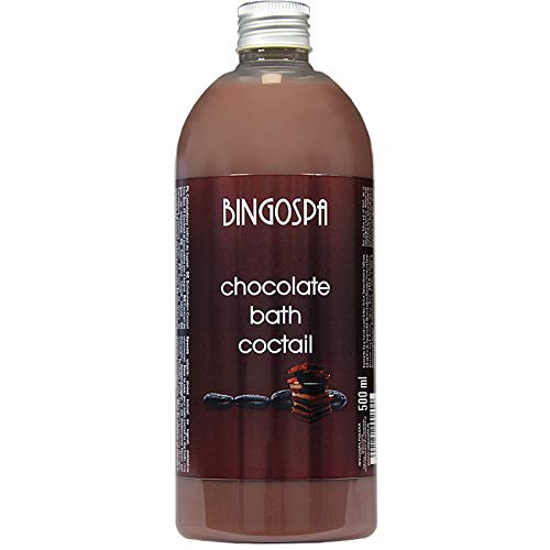 BINGOSPA Baño de espuma de chocolate para relajación y relajación, contra el estrés y la fatiga, 500 ml
