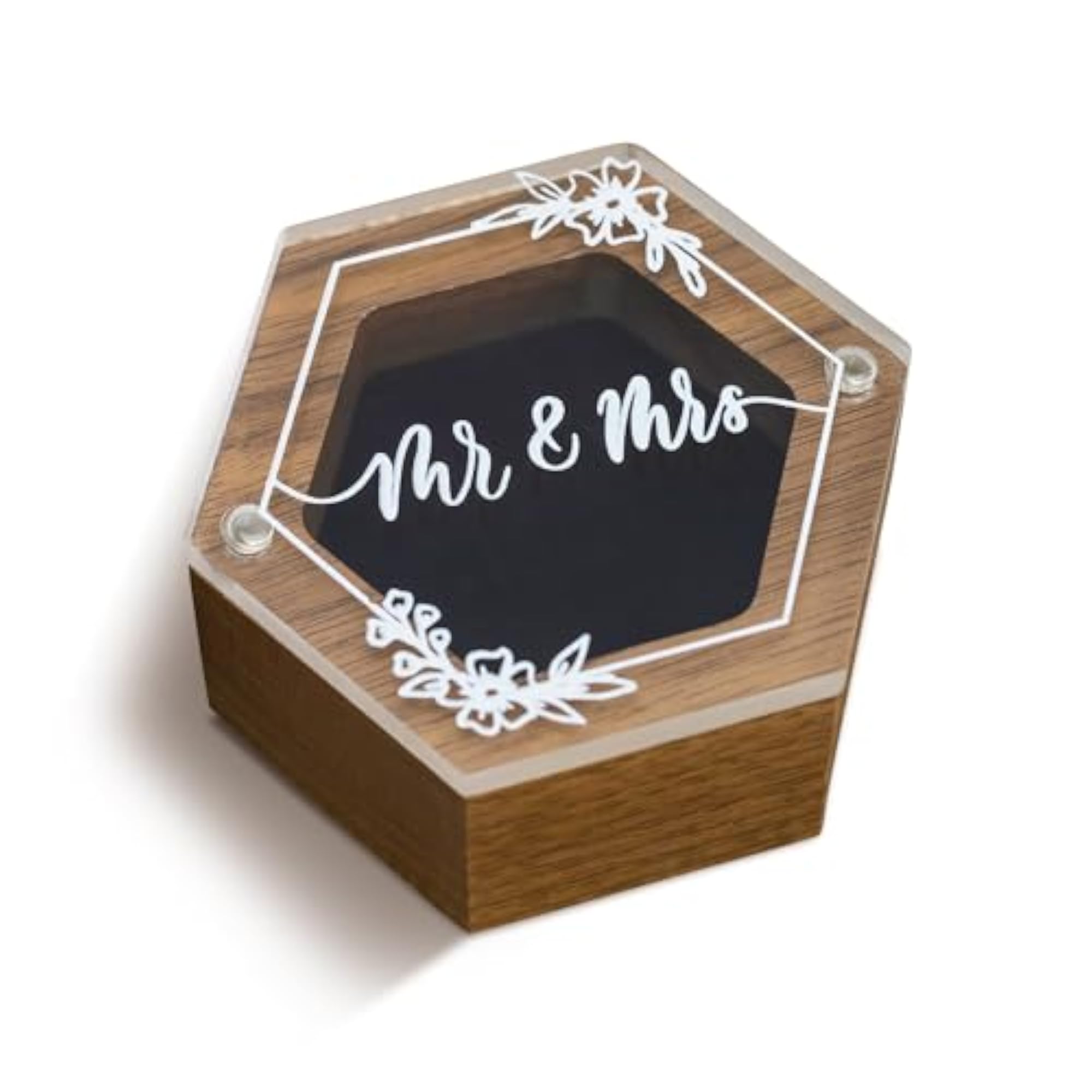 Rustic Wooden Ring Box for Engagement, Gift for Proposal
