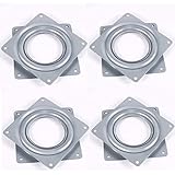 4 platos giratorios de 3 pulgadas, mesa de comedor