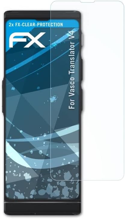Screen Protection Film compatible with Vasco Translator V4 Screen Protector, ultra-clear FX Protective Film (2X)