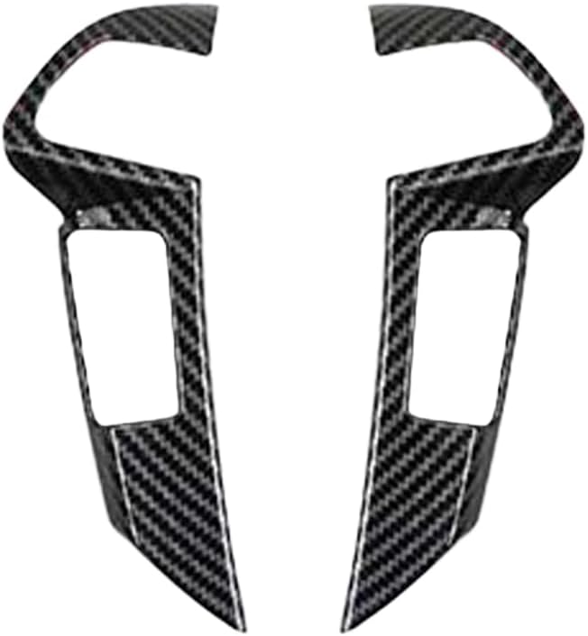 Carbon Fiber Style Steering Wheel Trim Cover Frame ABS Decal Interior Moulding AccessoriesFit for Honda Accord 2008 2009 2010 2011 2012 (No Button)