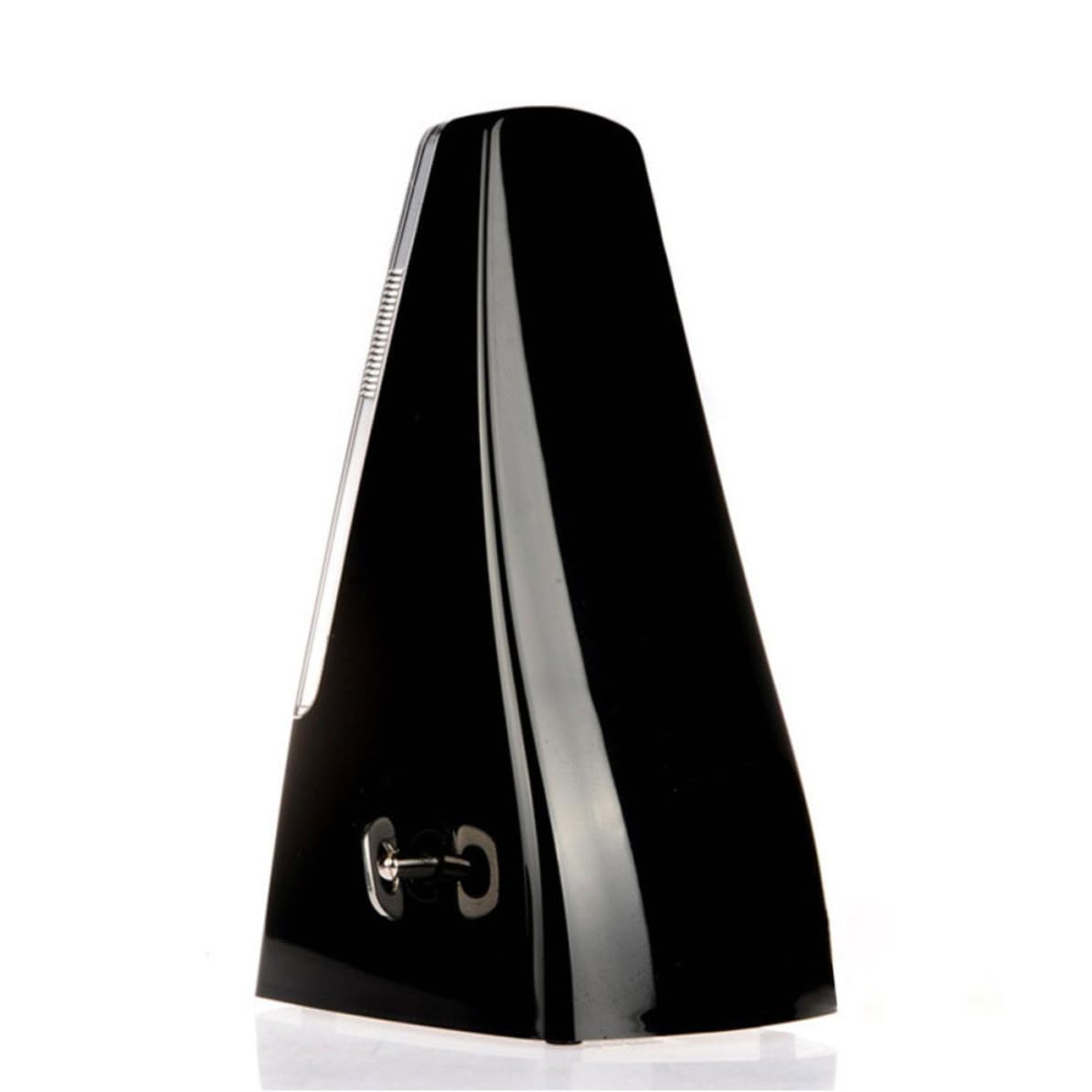 GALPADA Métronome Mécanique Design Classique en Abs et Métal Noir avec Clip pour Partition Fonction Anti-vibrations pour Maintien Précis du Tempo Couleur Aléatoire pour