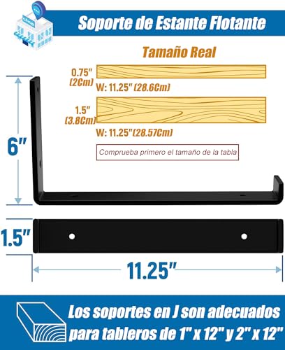 La mejor comparación de Soporte flotante - los mas comprados. 17 Imagen adicional