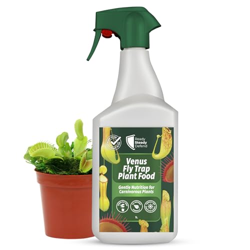 Venus Fly Trap Plant Food 1L | Natural Formula for Carnivorous Plants | Promotes Healthy Growth and Strong Roots | Ideal for Indoor & Outdoor Use | Organic, Biodegradable