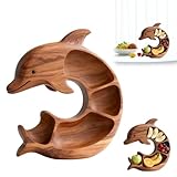 Pièce de service et de décoration polyvalente : au-delà d'un plateau de charcuterie, ce plateau en forme de dauphin sert également de bol à fruits, de porte-collation ou d'articles de décoration d'intérieur côtière. Parfait pour les maisons de plage, les restaurants de fruits de mer ou les fêtes à thème marin. Le design fantaisiste suscite les conversations, ce qui en fait un cadeau exceptionnel pour les amateurs de fruits de mer ou les hôtes qui apprécient les ustensiles de cuisine uniques.