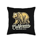 California Suisun City Throw Pillow