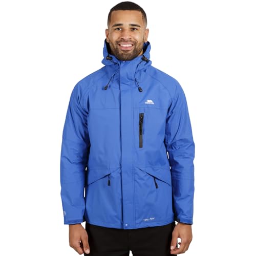 Trespass Men's Corvo Waterproof Jacket, Blue, 2X-Small