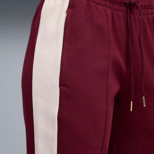 PUMA Pantalon évasé T7 Femme M, Ruby Shimmer Red
