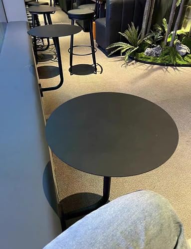 Mesa auxiliar pequeña de acero para bar de desayuno 7