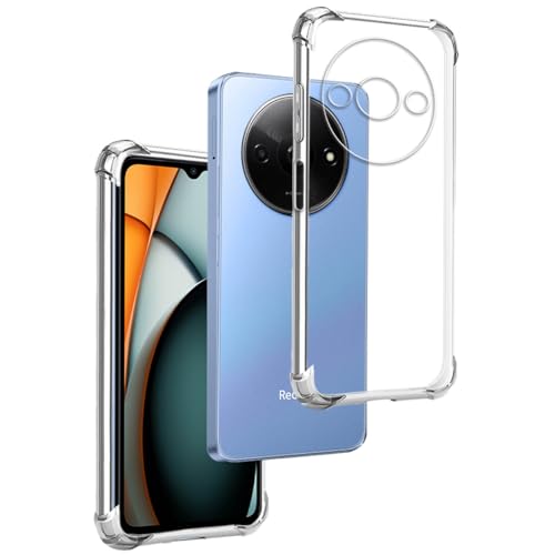 Funda Anti-Shock Gel Transparente para XIAOMI REDMI A3 4G, Ultra Fina 0,33mm, Esquinas Reforzadas, Silicona TPU de Alta Resistencia y Flexibilidad