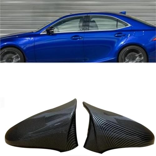 Couvercle rétroviseur coque de rétroviseur pour Lexus IS200 300 350 carbone