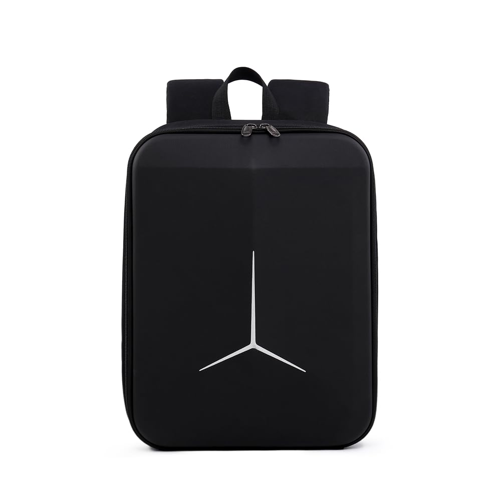 GetZget Nylon Carrying Case Bag For Dji Mini 4 Pro & Accessories, Compact Bike Travel Protection With Eva Foam Backpack (Black) 4