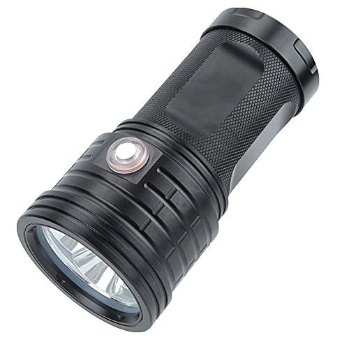 Topyond 000LM USB Charging LED Flashlight Super Bright Power Bank, Portable for Camping Rescue,High Lumens Rechargeable Searchlight with USB Charge