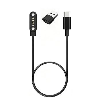 USB C Magnetic Charger Cable for PLAUD Note Pro/Note AI Voice Recorder 3.3FT, with USB to USB C Adapter, Replacement Charging Cord, Universal for Comulytic Note Pro & for PLAUD Note.