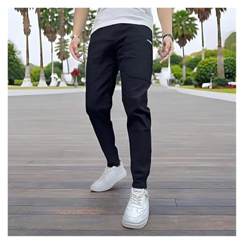 Vogany Cargo Pants, Men's High Stretch Multi-Pocket Skinny Cargo Pants3