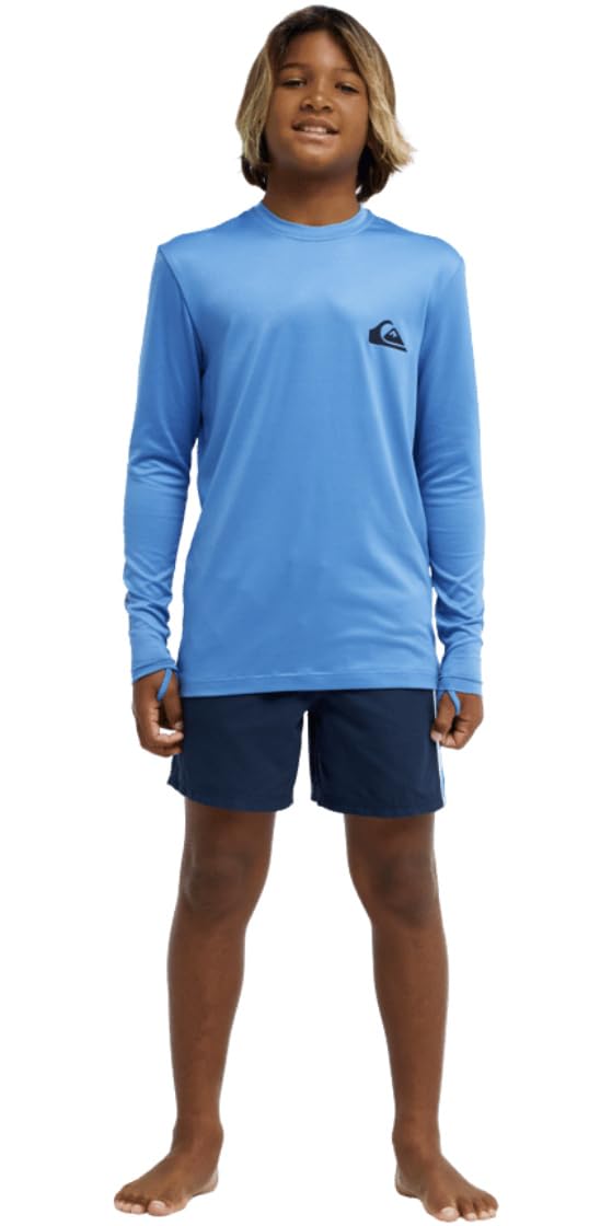 Quiksilver Everyday Surf - Camiseta de Surf de Manga Larga con UPF 50 para Chicos 8-16