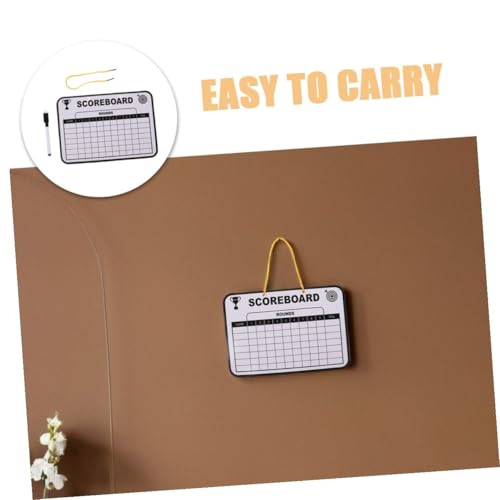 Pizarra marcador de golf doble cara reusable 2 piezas miniatura 7