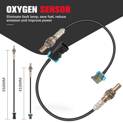 Sensor de Oxígeno para Chevrolet GMC Buick Pontiac 2 pcs miniatura 2