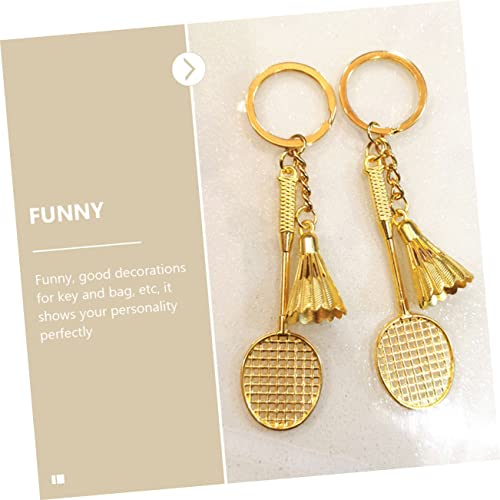 Porte-clés pendentif badminton mignon, cadeau idéal pour joueuse - 7