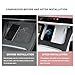 gatufedola Upgrade fit Tesla Model Y(2019-2023) Center Console Wireless Charger Mat - Silicone Cover with Wireless Charging Phone Pad, Interior Accessories for Tesla Model Y(for White)