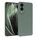 Produktbild EAZY CASE - Silikonhülle für Galaxy S25 Edge Hülle Silikon Case Dunkelgrün weich stoßfeste Handyhülle Schutzhülle mit Kameraschutz Dünn Premium Schutz Cover TPU Phone Bumper in Mitternacht Grün Matt