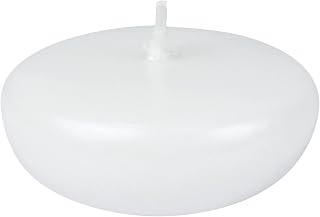Zest Candle 24-Piece Folding Candles, 2.25-Inch, Pearl White