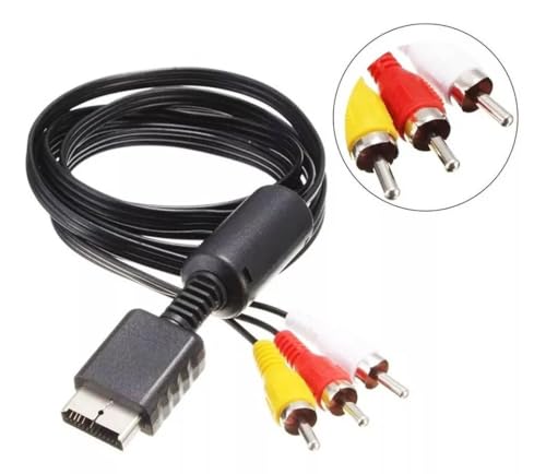 Cabo Av Audio Video Rca Playstation Ps3 Ps2 Ps1 Qualidade