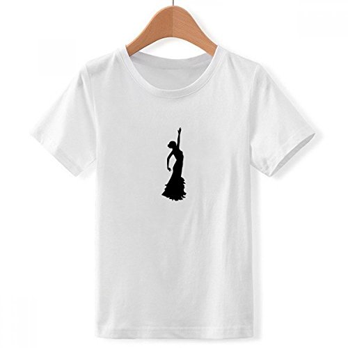 T-shirt blanc danseur cadeau original pour garçon passionné de danse folklorique