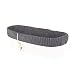Tadpoles Line Stitched Moses Basket Bedding Only, Grey