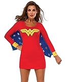 Rubie's womens Dc Comics Superhero Style Wonder Woman Costume Dress With Wings Party Supplies, Multicolor, Medium US
