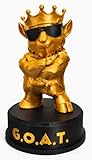 MunnyGrubbers - 6 Inch Goat Trophy - Greatest of All Time Trophy - Funny Novelty Meme Award - Plastic Trophy for Gifts and Laughs - (Goat)